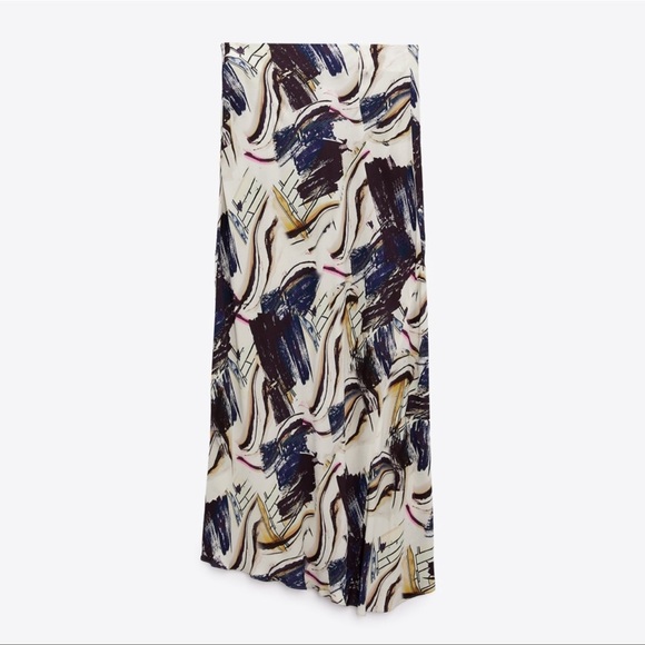 Zara 2 pieces matching set limited edition Asymmetric blouse and skirt - Picture 12 of 15